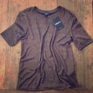 Cute Metallic Bronze/Copper top